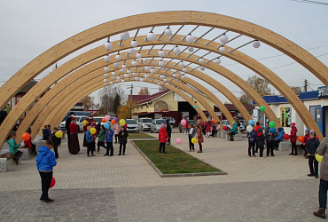 Благоустройство площади Свободы в Красных Баках Нижегородской области