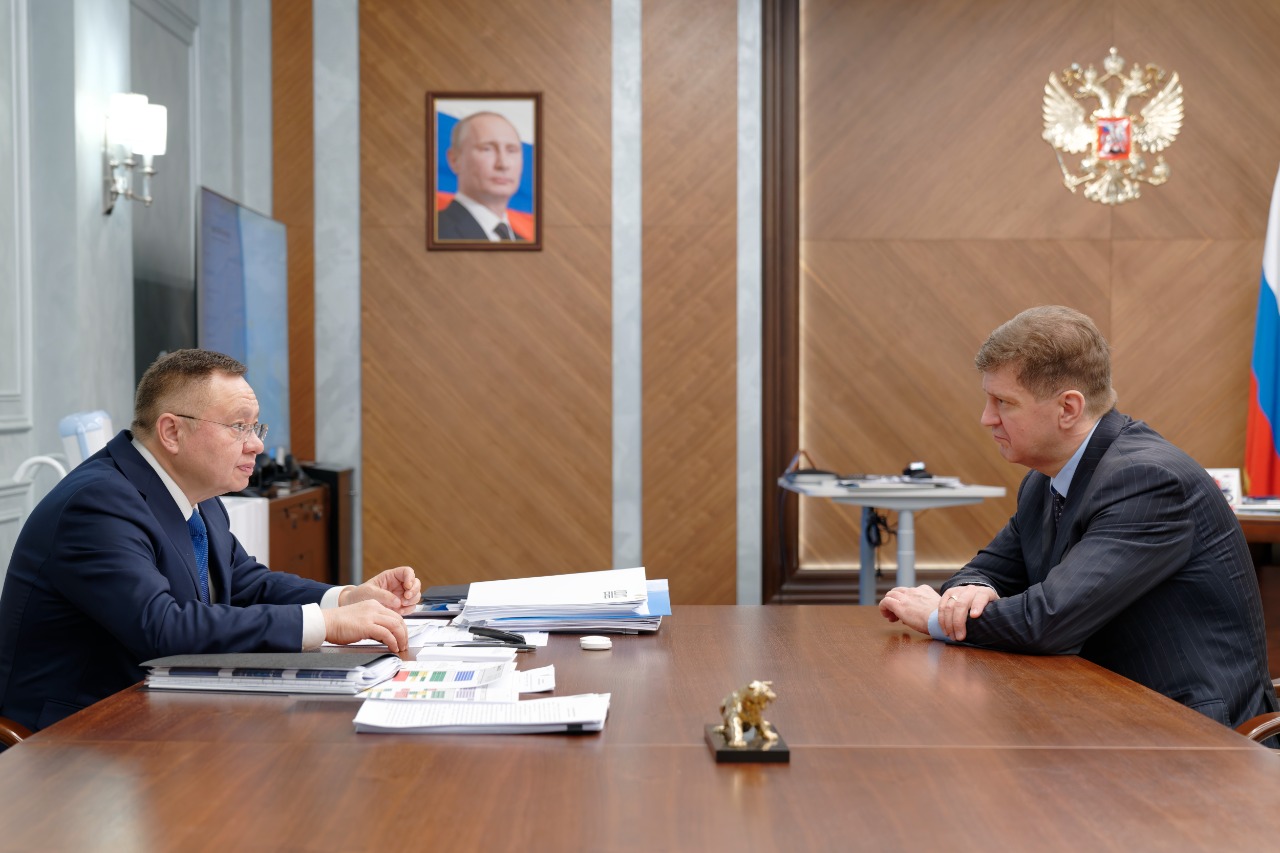 Ирек Файзуллин встретился заместителем Губернатора Томской области Игорем Шатурным